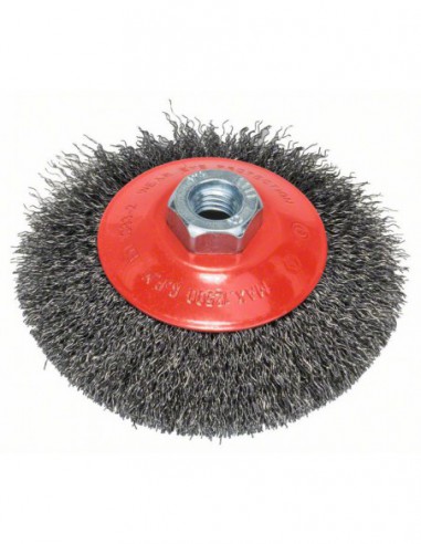 Szczotka stożkowa falista 115 stalowa...