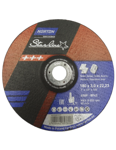 Tarcza T42 180x3,0x22,2 NORTON...